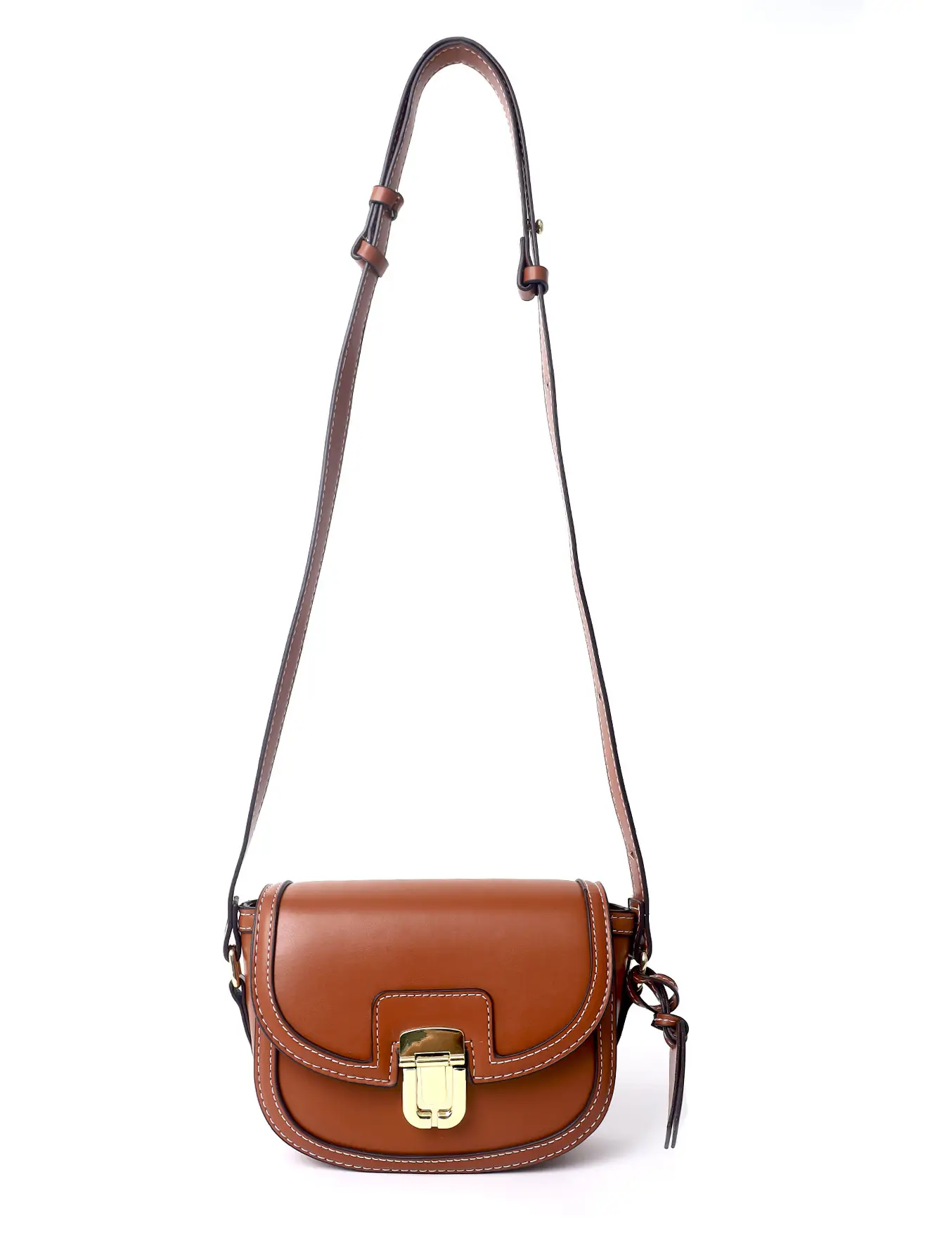 Women's Black White Woven Shoulder Bag with Gold Clasp — feature 14