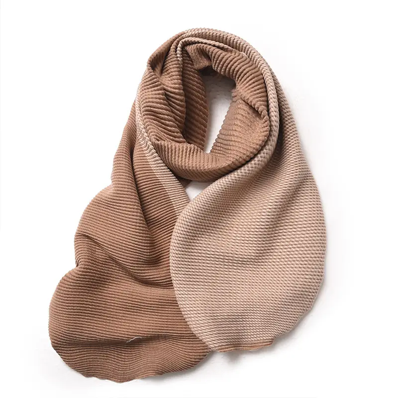 2025 New Double-sided Crumple Scarf Women's Winter High-end - Image 14