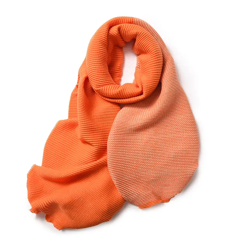 2025 New Double-sided Crumple Scarf Women's Winter High-end - Image 3