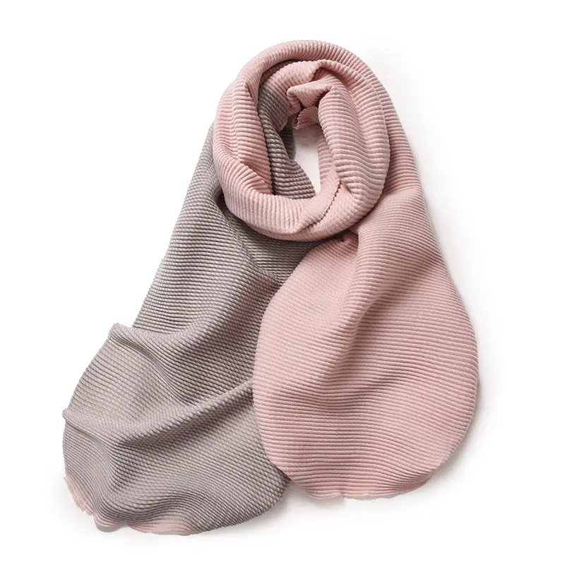2025 New Double-sided Crumple Scarf Women's Winter High-end - Image 6