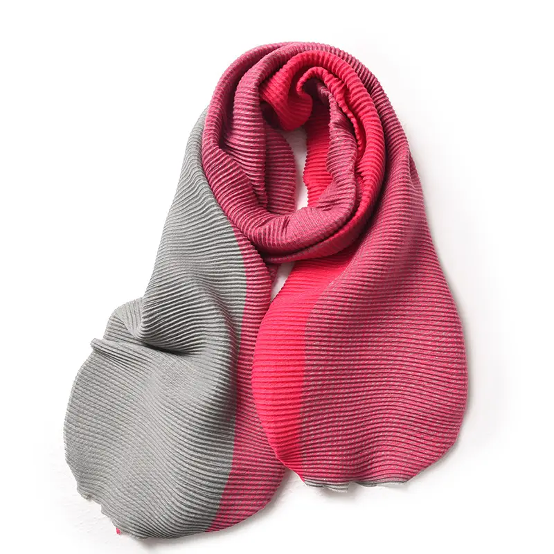 2025 New Double-sided Crumple Scarf Women's Winter High-end - Image 7