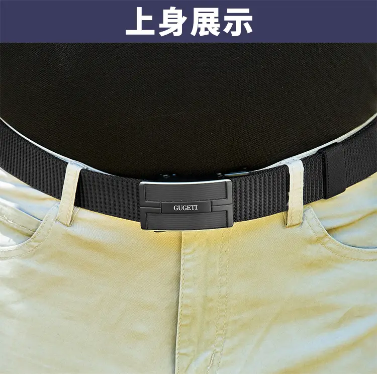Men's Black Scratch-Resistant Leather Belt β feature 6