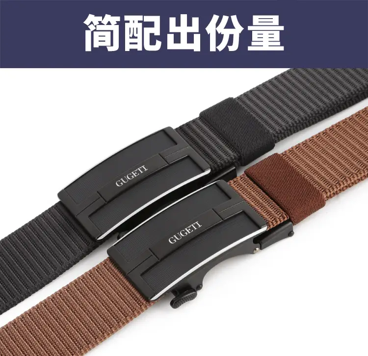 Men's Black Scratch-Resistant Leather Belt β feature 8
