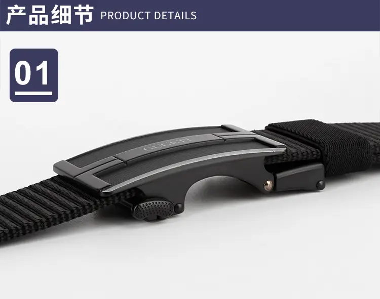 Men's Black Scratch-Resistant Leather Belt β feature 9