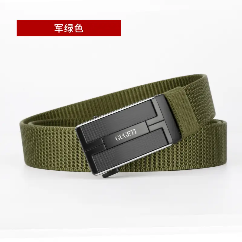 Men's Black Scratch-Resistant Leather Belt - Image 6