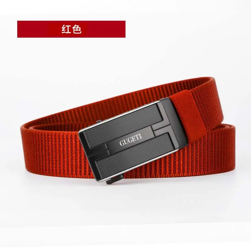 Men's Black Scratch-Resistant Leather Belt - Image 8