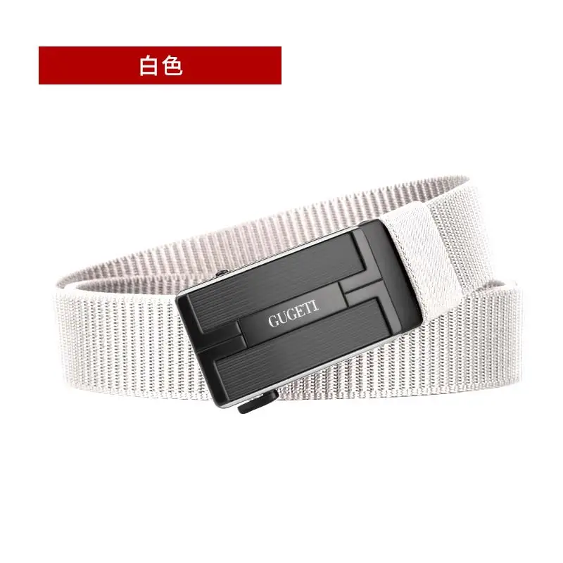 Men's Black Scratch-Resistant Leather Belt - Image 9
