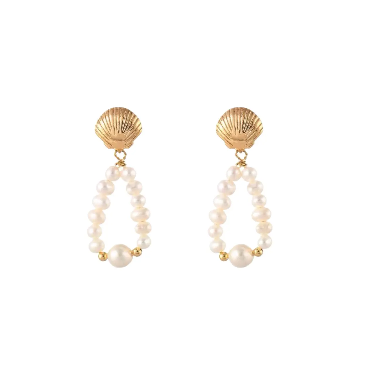 Elegant Pearl Shell Earrings for Women - Image 5
