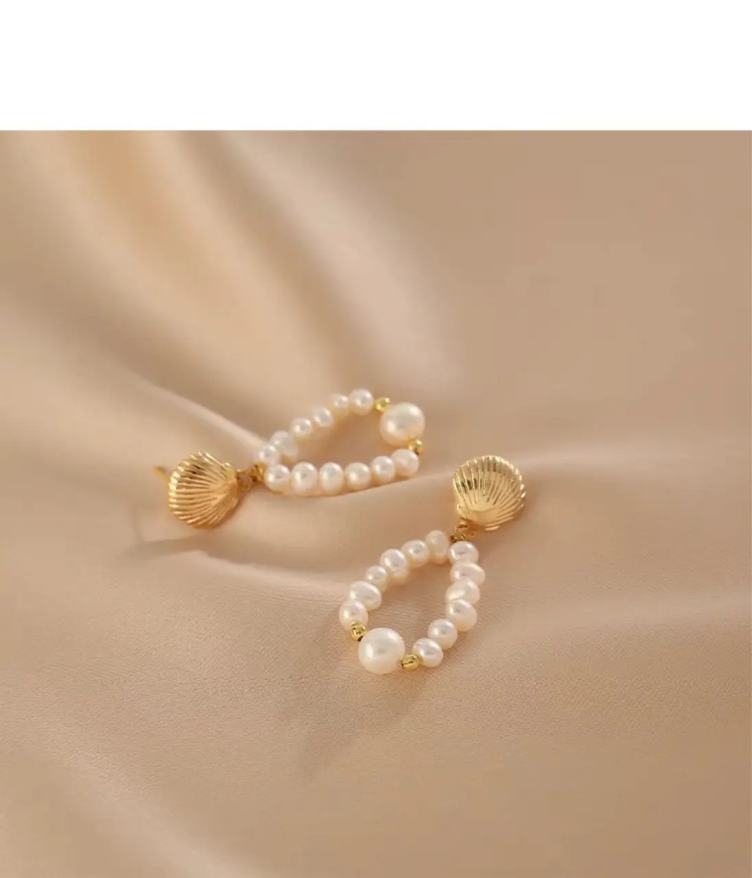 Elegant Pearl Shell Earrings for Women — feature 4