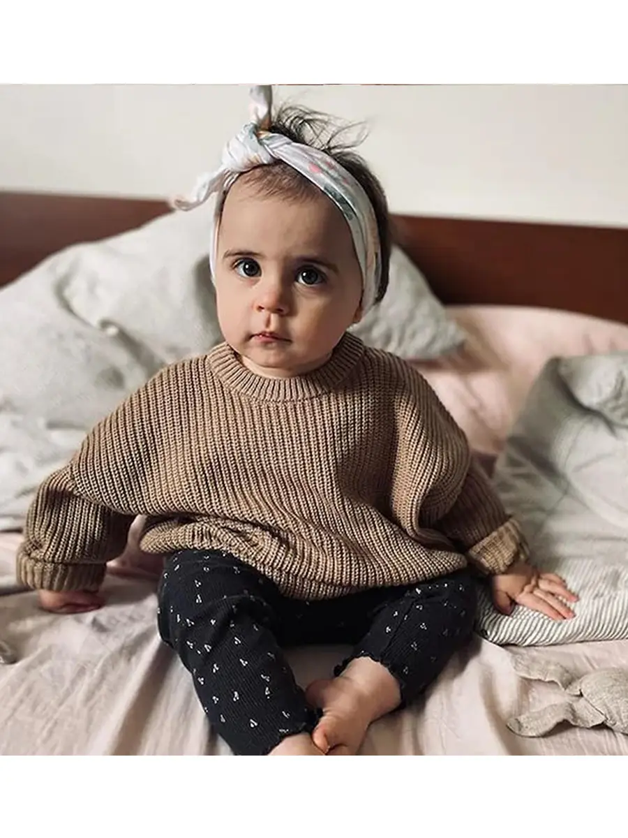 9 Colors Free Shipping Kids Sweater Set Cotton Long Sleeve - Image 13