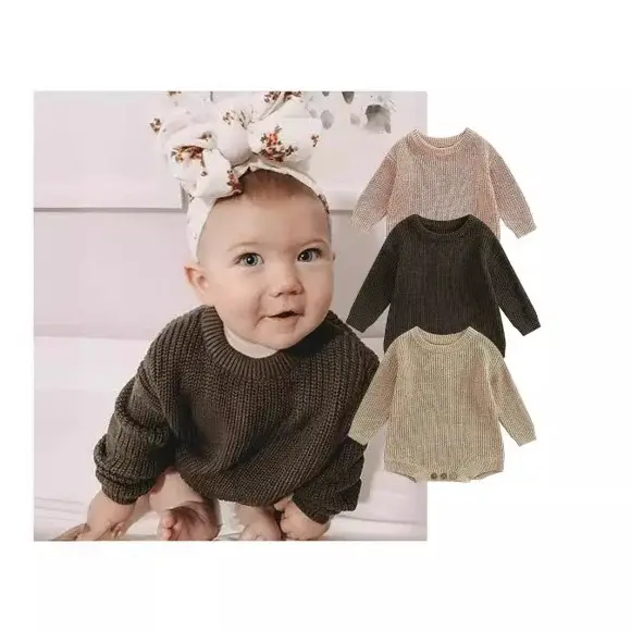 9 Colors Free Shipping Kids Sweater Set Cotton Long Sleeve — feature 4