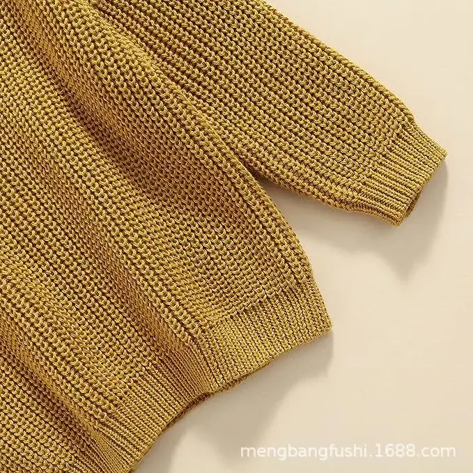 9 Colors Free Shipping Kids Sweater Set Cotton Long Sleeve — feature 44