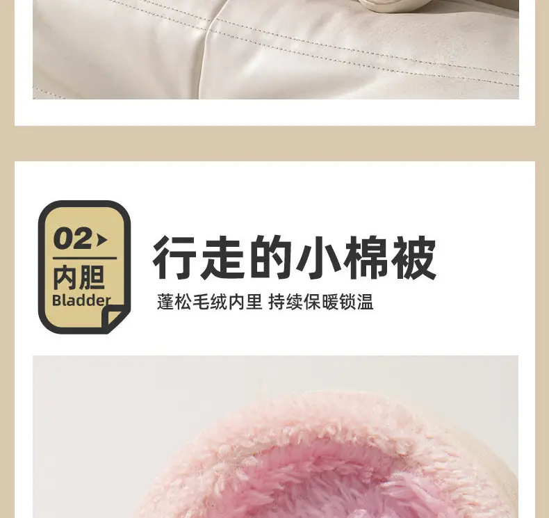 Cotton slippers women's autumn and winter couple home slippers indoor confinement shoes warm cotton shoes non-slip plush cotton slippers men's winter — feature 7