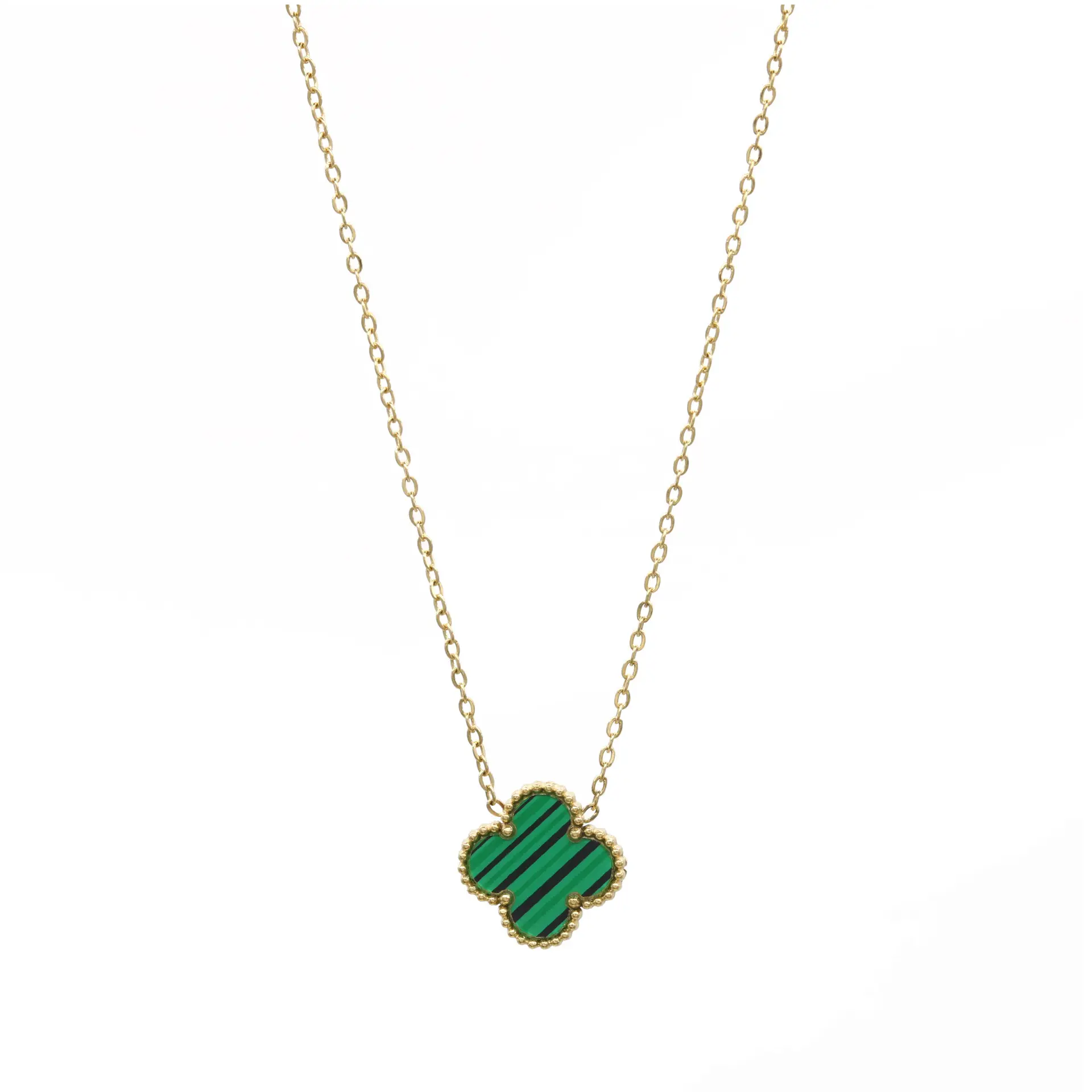 Lucky Clover Necklace for Women Gold Plated — feature 2