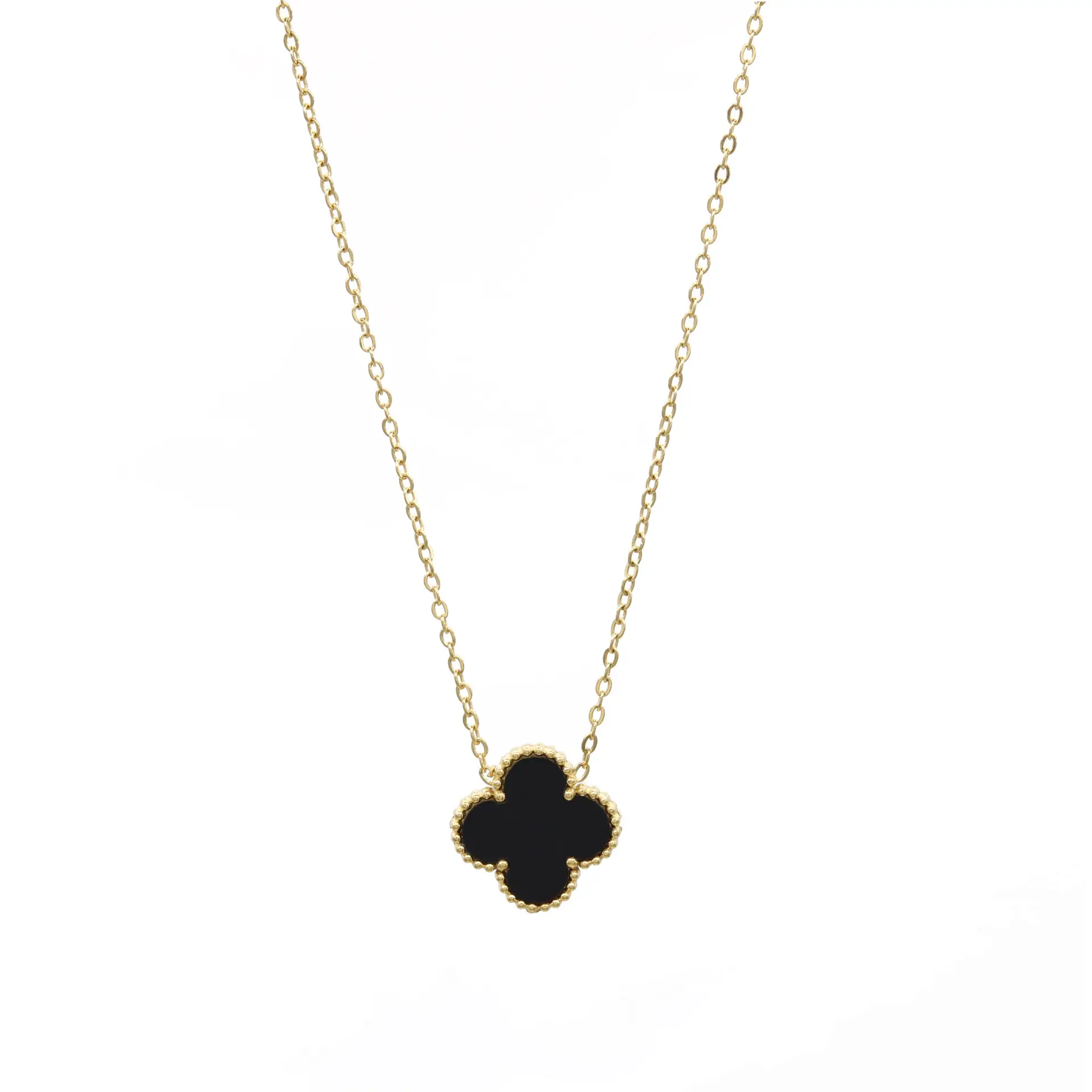 Lucky Clover Necklace for Women Gold Plated — feature 4