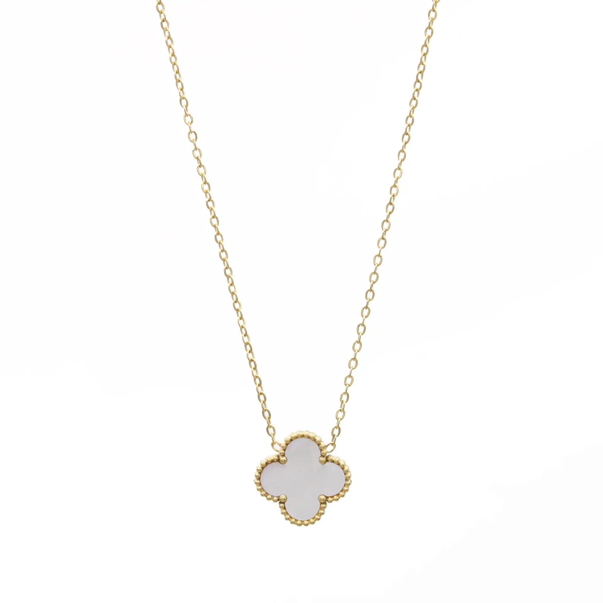 Lucky Clover Necklace for Women Gold Plated — feature 5