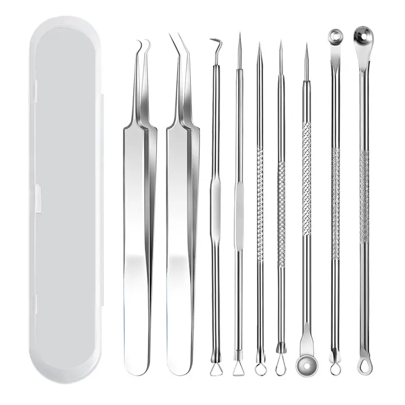 Stainless Steel Acne Clip Needle Set Blackhead Removal Tools - Image 10