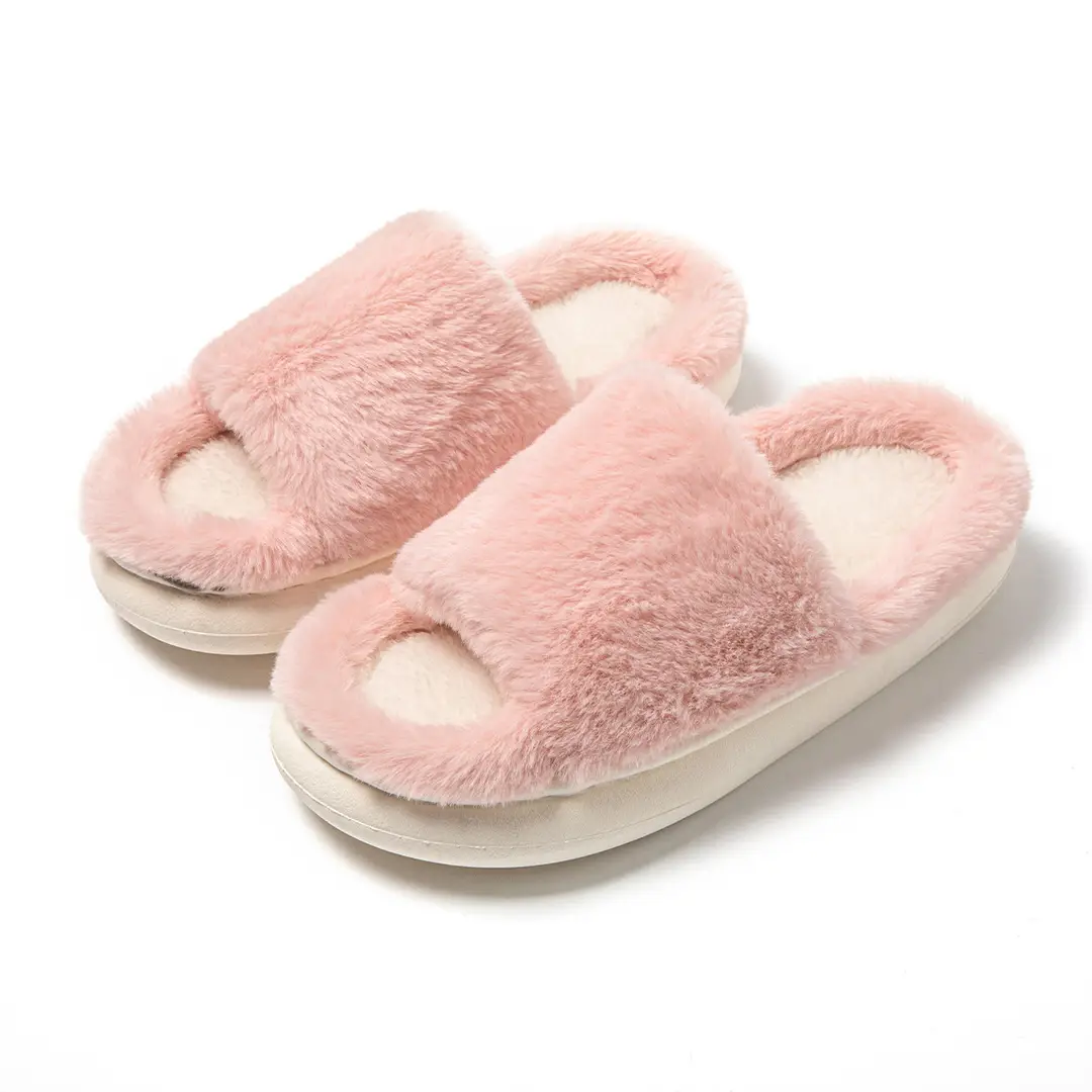 Cross-Border Hot-Selling Plush Cotton Slippers for Home Use, Non-Slip and Warm, Support Wholesale and Customization in Stock - Image 8