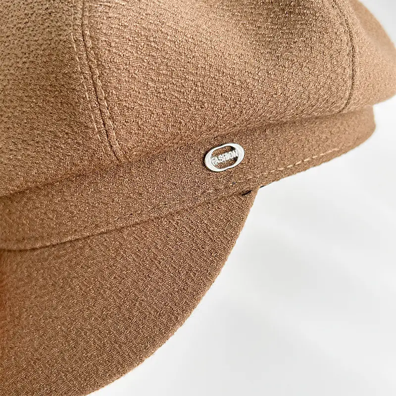 Black Beret Hat for Women Autumn Winter British Style — feature 26