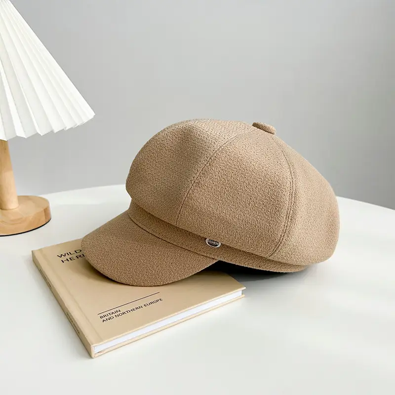 Black Beret Hat for Women Autumn Winter British Style — feature 29