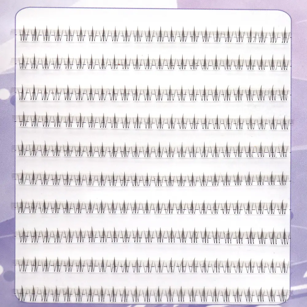 False Eyelashes for Women Lazy Segmented Natural Plain - Image 11