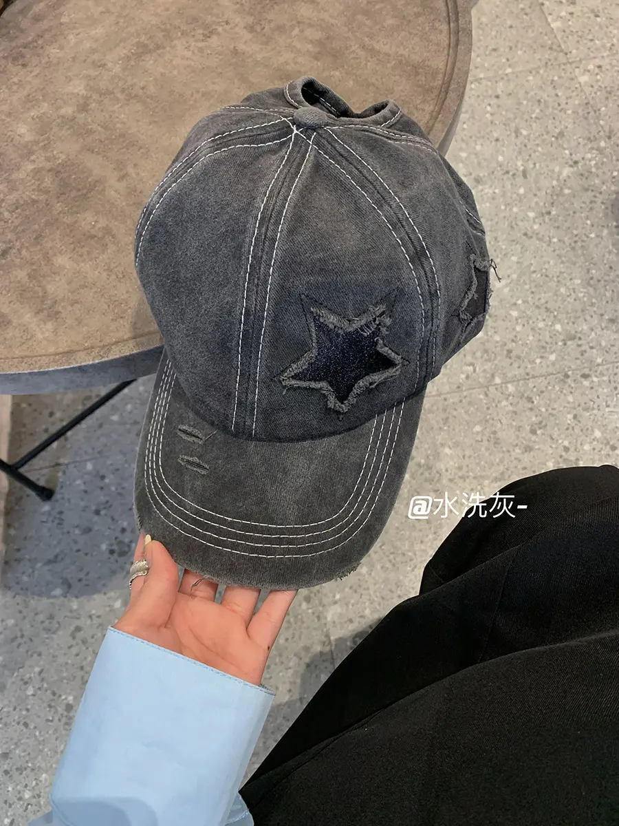 Pink Star-Embroidered Women's Baseball Cap with Headphones - Image 2