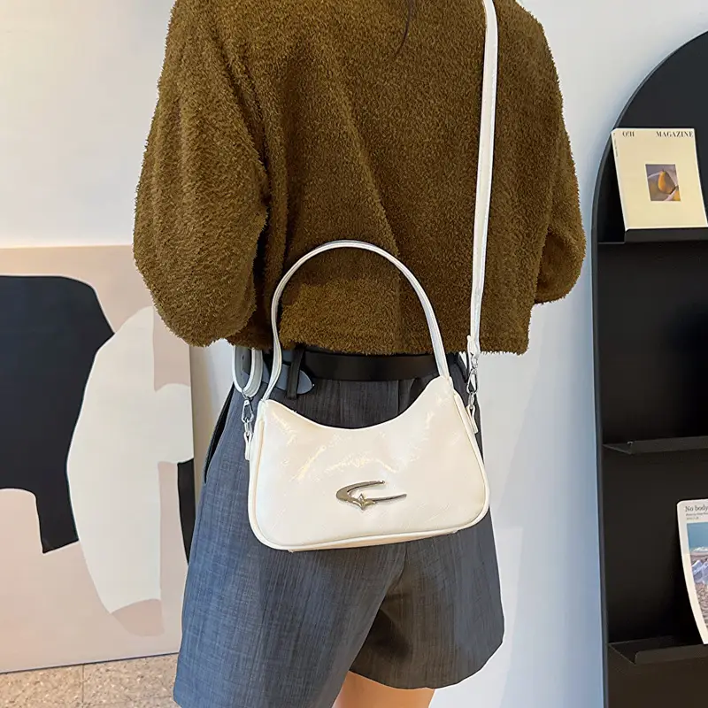 Black Leather Shoulder Bag for Women 2023 - Image 7
