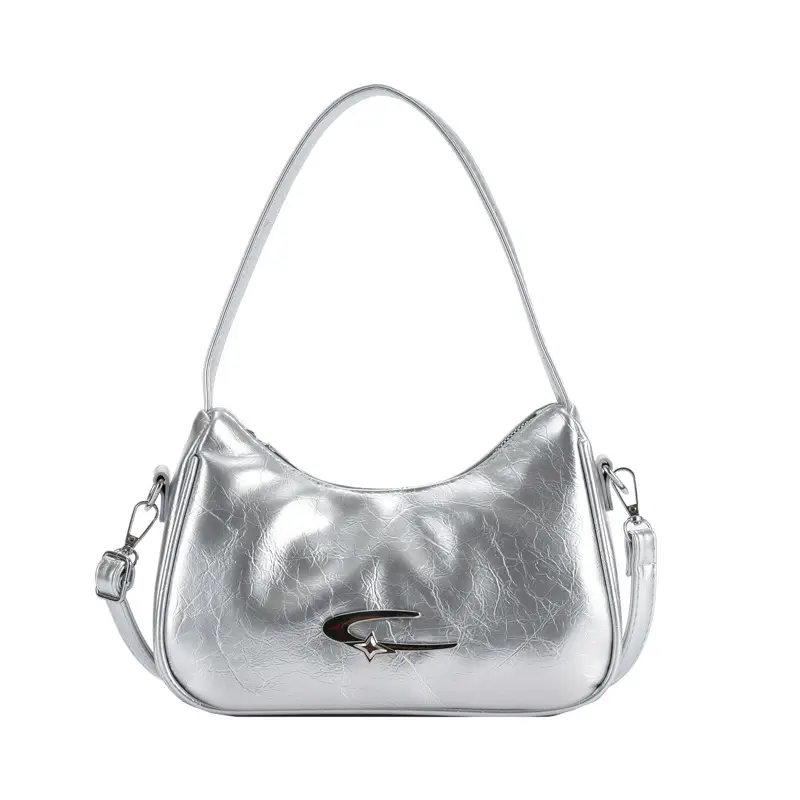Black Leather Shoulder Bag for Women 2023 - Image 3