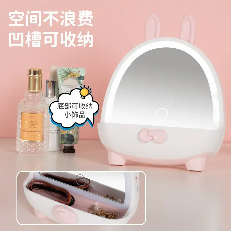 LED Makeup Mirror with Lamp for Women