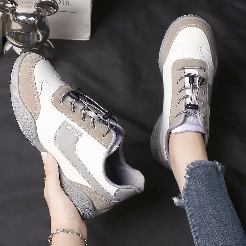Leather casual shoes autumn new sports German training shoes women's breathable running shoes argan shoes cross-border factory wholesale - Image 5