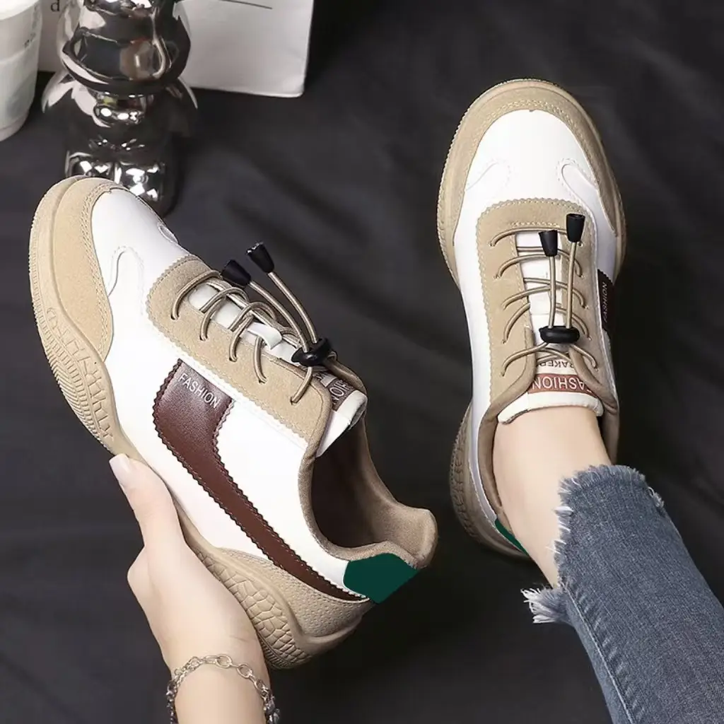 Leather casual shoes autumn new sports German training shoes women's breathable running shoes argan shoes cross-border factory wholesale — feature 4