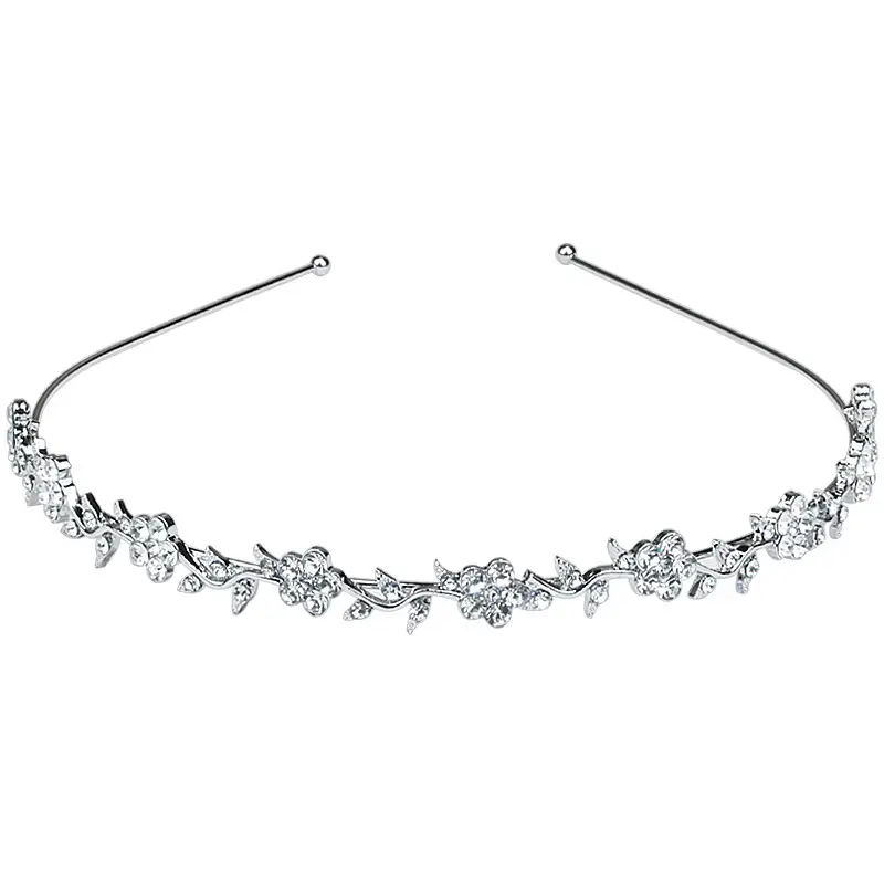 Bridal Diamond Crown Tiara with Rhinestones - Image 11