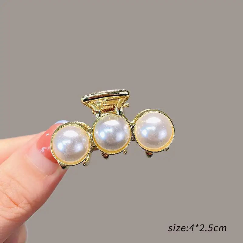 Gold Pearl Hair Clip for Women Large Size - Image 33