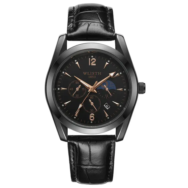 Elegant Men's Quartz Watch Waterproof Business Belt - Image 5