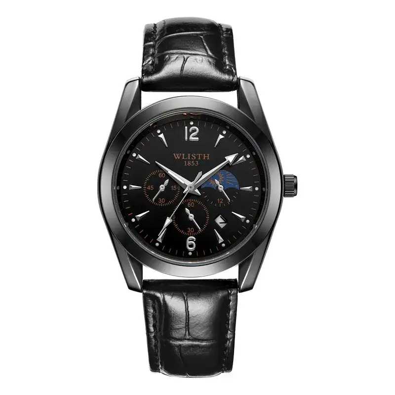 Elegant Men's Quartz Watch Waterproof Business Belt - Image 7