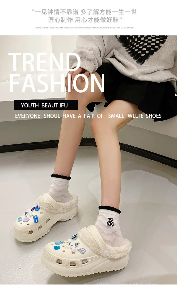 2023 Winter Fleece Clog Slippers for Women — feature 1