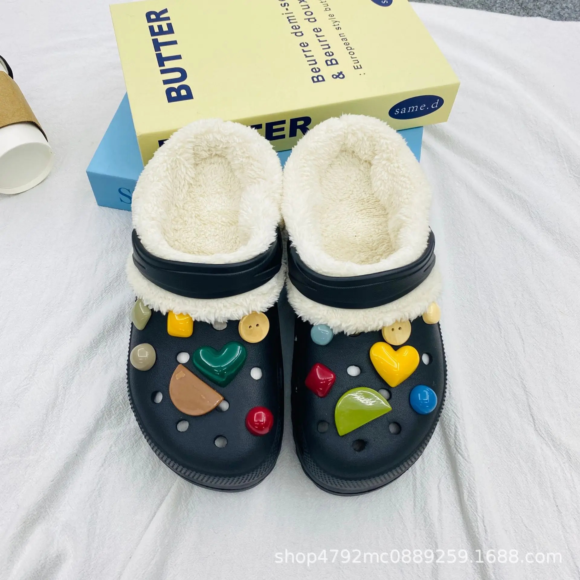 2023 Winter Fleece Clog Slippers for Women - Image 2