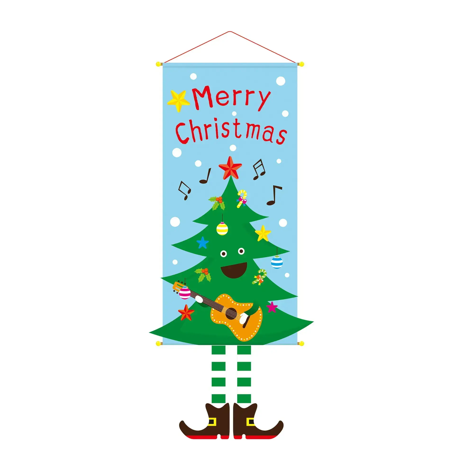 Merry Christmas Snowman Hanging Cloth Decor - Image 14