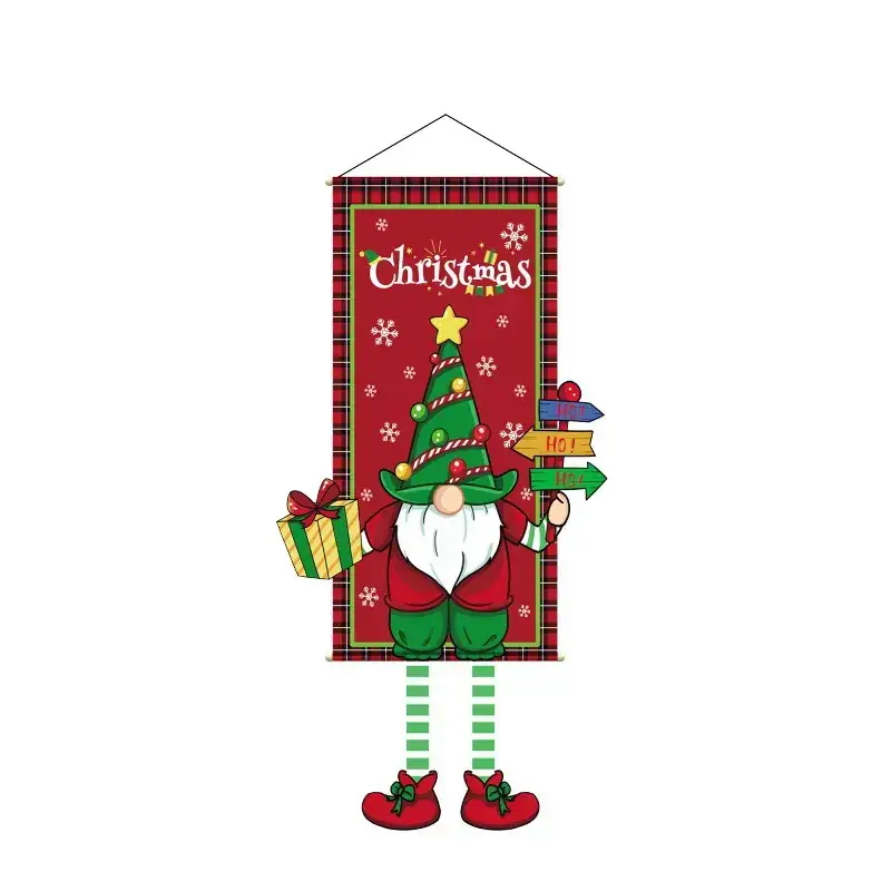 Merry Christmas Snowman Hanging Cloth Decor - Image 5