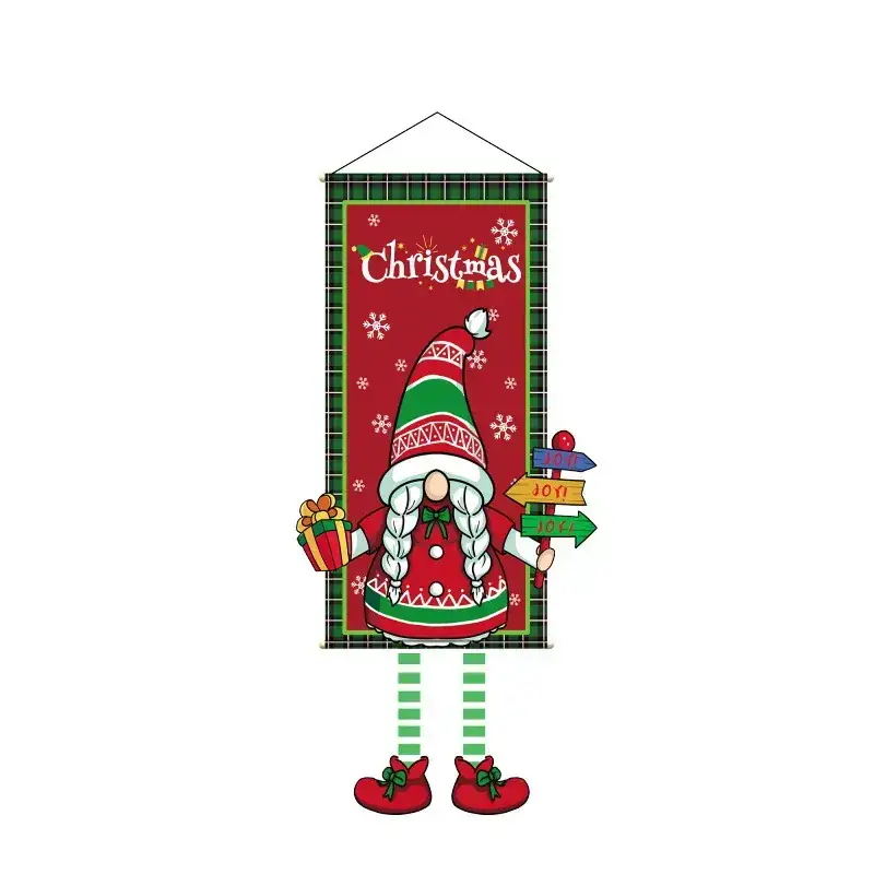 Merry Christmas Snowman Hanging Cloth Decor - Image 6