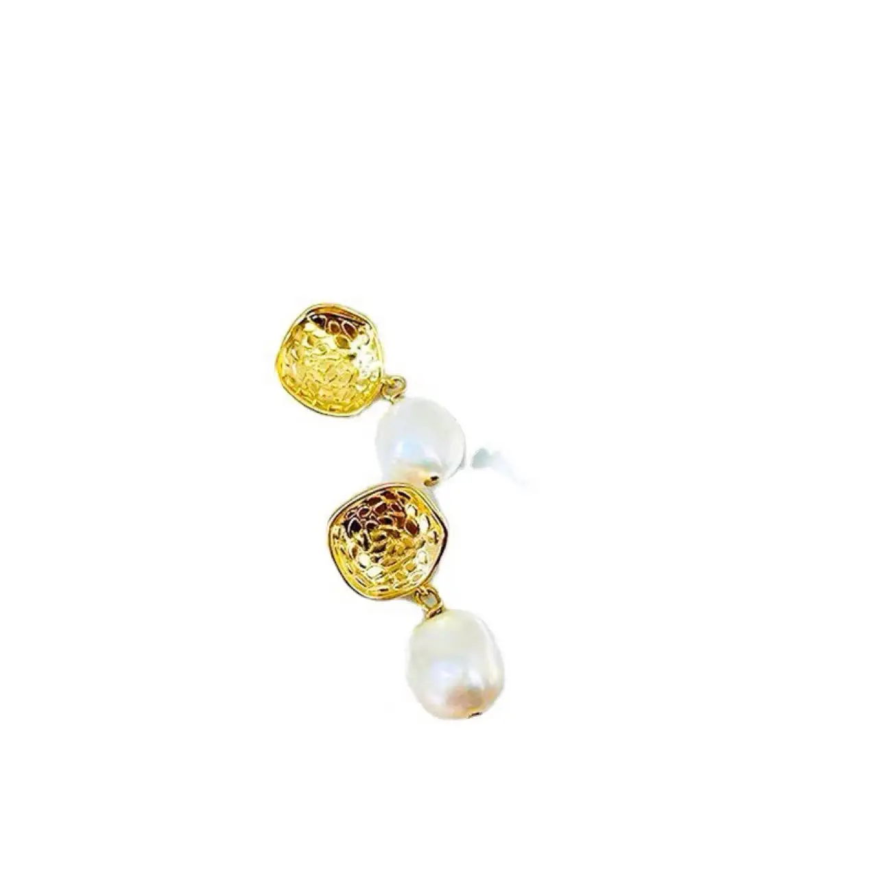 Elegant Pearl Earrings for Women Gold Plated