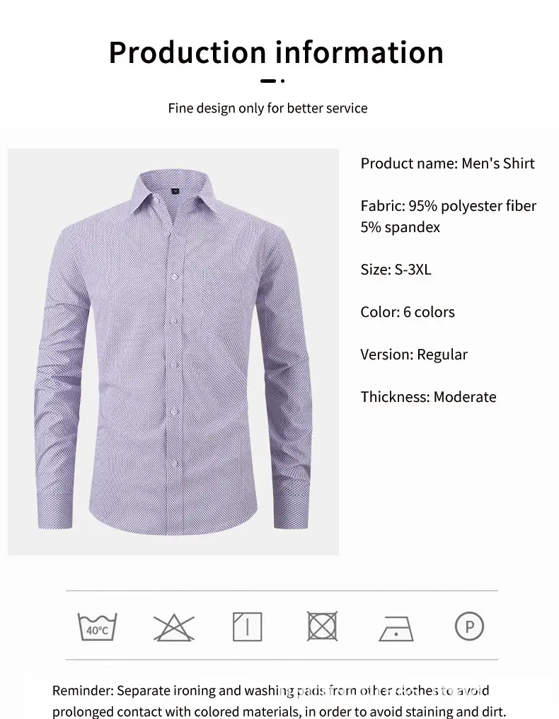 Men's Light Gray Thin Plaid Long Sleeve Shirt Plus Size — feature 19