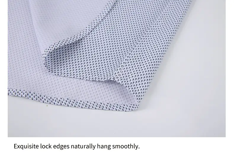Men's Light Gray Thin Plaid Long Sleeve Shirt Plus Size — feature 35