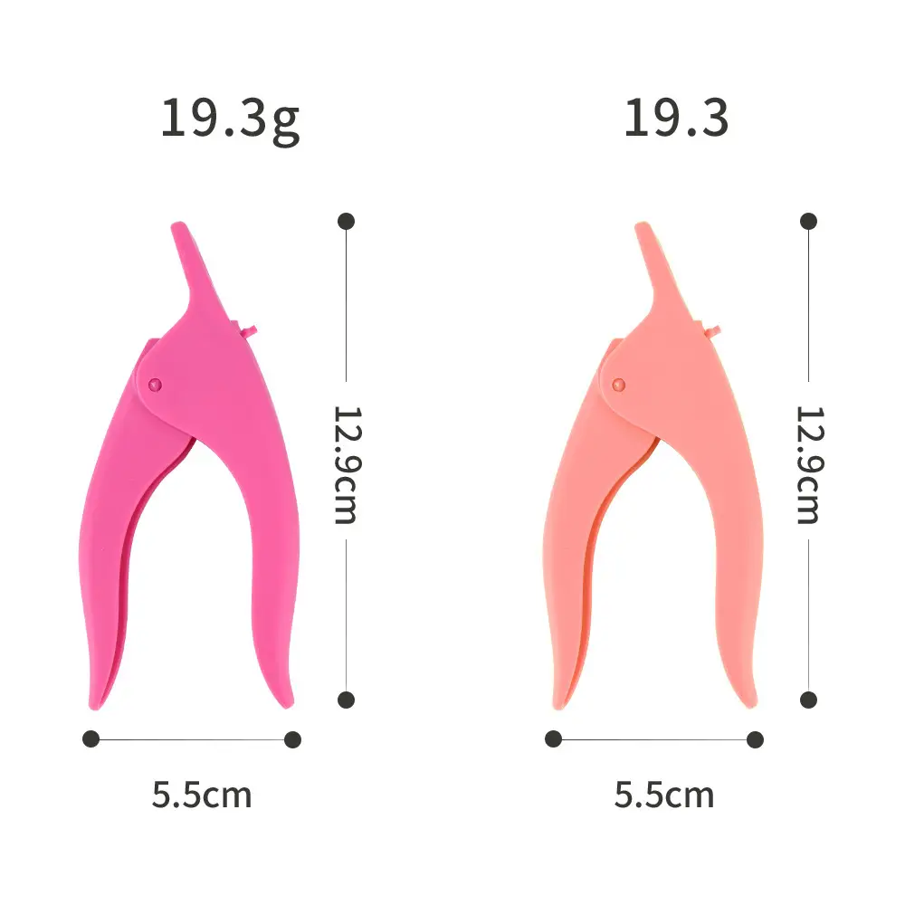 U-Shaped Nail Scissors French Cutters Flat Mouth Manicure - Image 6
