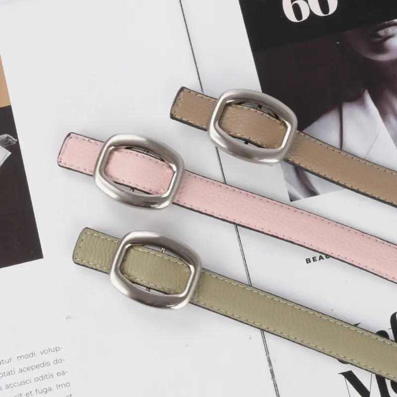 Women's Genuine Leather Belt Black 2023 - Image 13