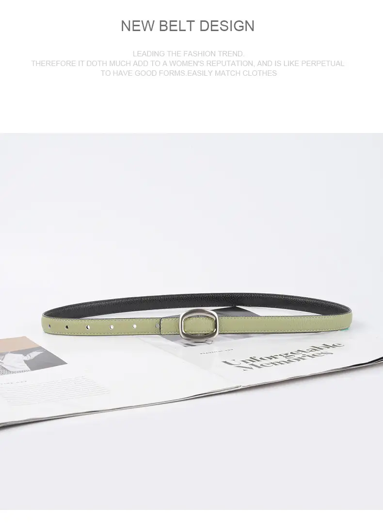 Women's Genuine Leather Belt Black 2023 β feature 11