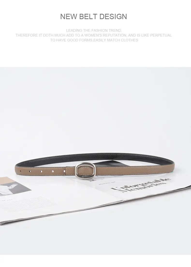 Women's Genuine Leather Belt Black 2023 β feature 14