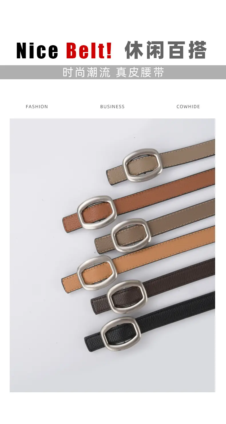 Women's Genuine Leather Belt Black 2023 β feature 4
