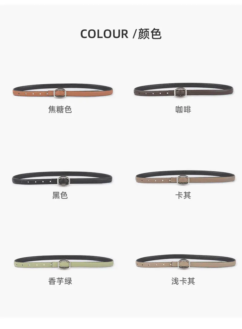 Women's Genuine Leather Belt Black 2023 β feature 9