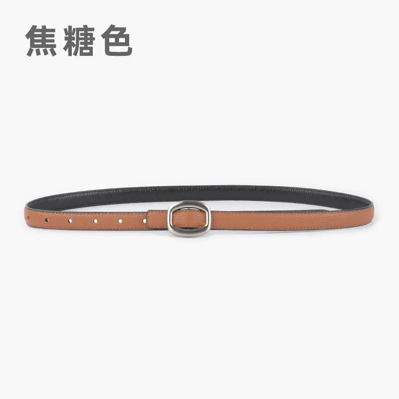 Women's Genuine Leather Belt Black 2023 - Image 2